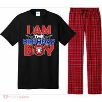 I Am The Birthday Boy Spider Party Pajama Set thumb 0