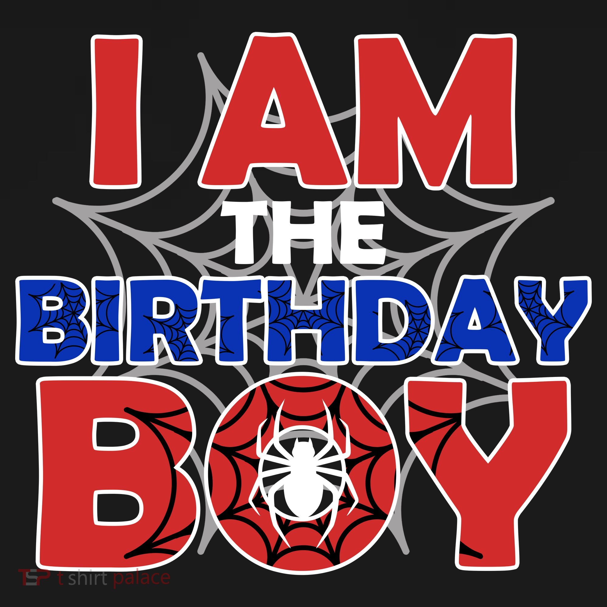 I Am The Birthday Boy Spider Party Baby Bodysuit
