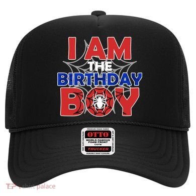 I Am The Birthday Boy Spider Party Hat