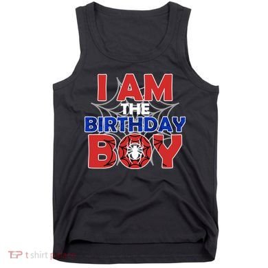 I Am The Birthday Boy Spider Party Tank Top