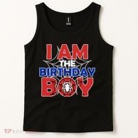 I Am The Birthday Boy Spider Party Tank Top thumb 2