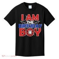 I Am The Birthday Boy Spider Party Kids T-Shirt thumb 0