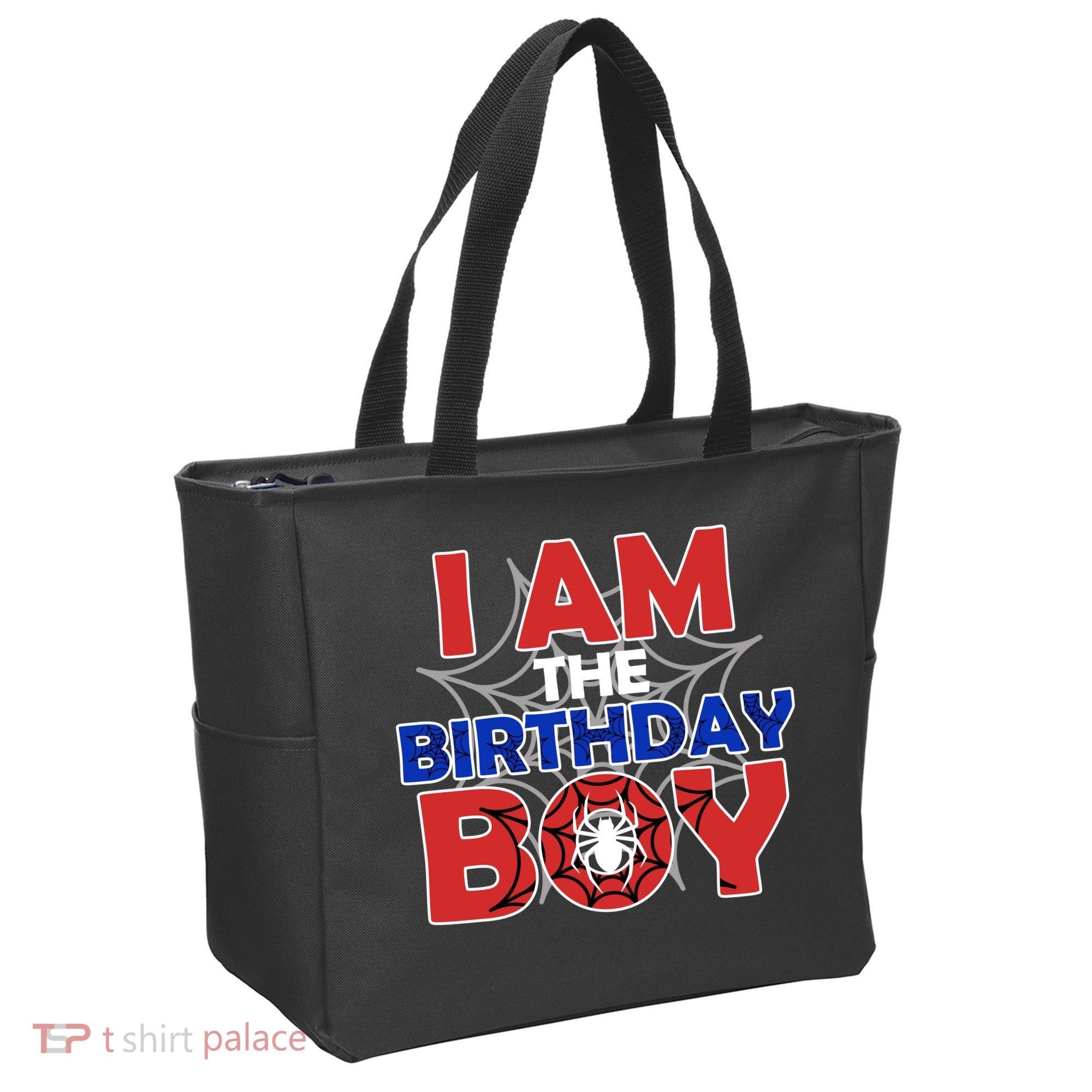 I Am The Birthday Boy Spider Party Tote Bag