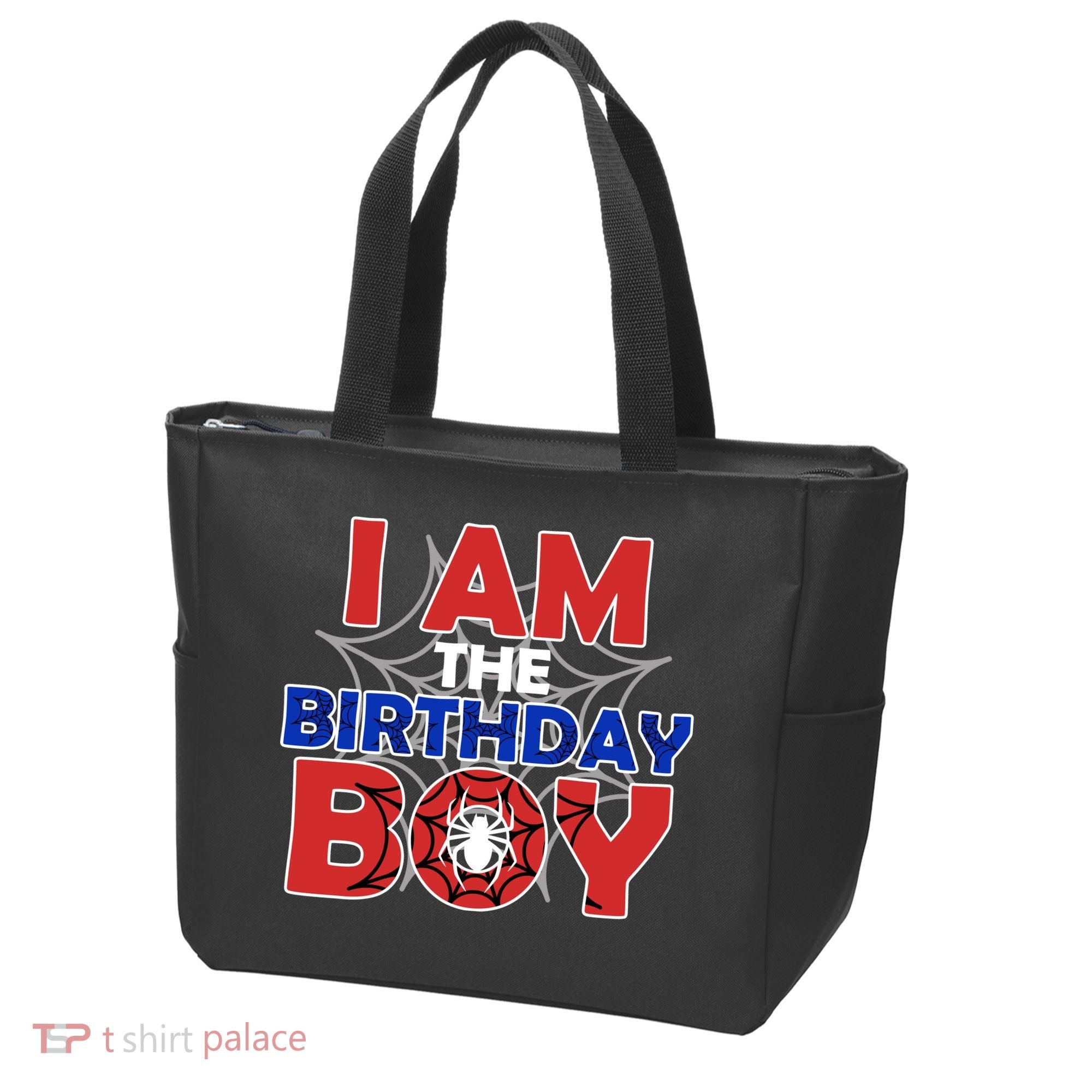 I Am The Birthday Boy Spider Party Tote Bag