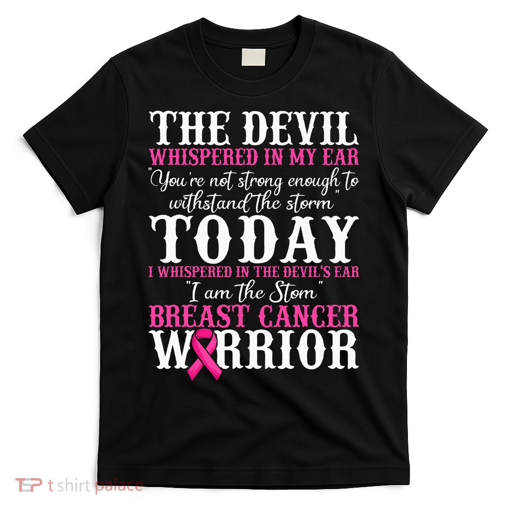 I Am The Storm Breast Cancer Warrior Pink Breast Cancer T-Shirt
