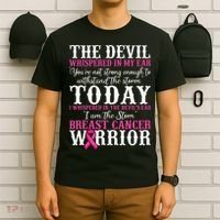 I Am The Storm Breast Cancer Warrior Pink Breast Cancer T-Shirt thumb 6