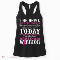 I Am The Storm Breast Cancer Warrior Pink Breast Cancer Women's Tank Top thumb 0