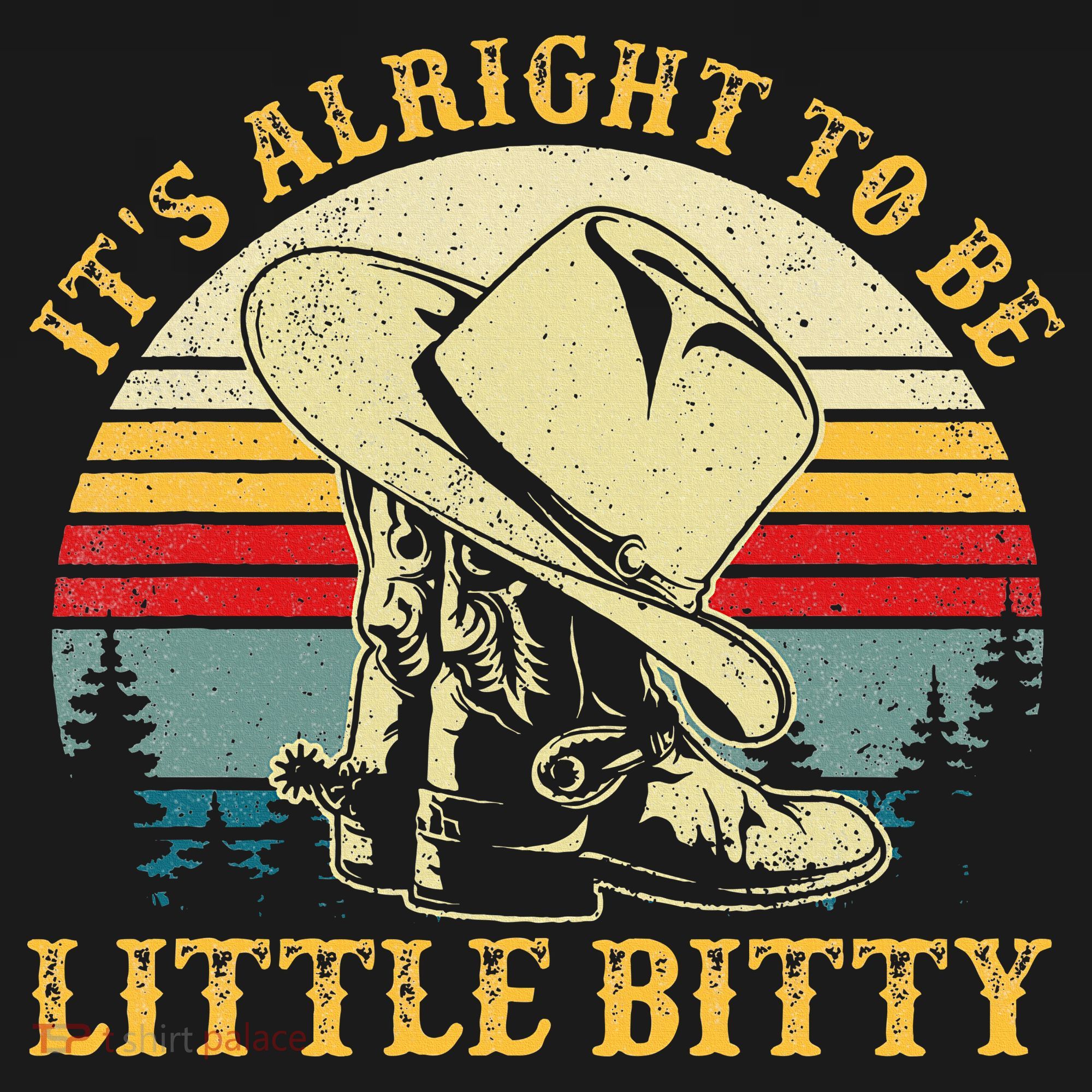 It’S Alright To Be Little Bitty Country Music Women's Hoodie