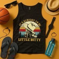 It’S Alright To Be Little Bitty Country Music Tank Top thumb 4