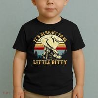 It’S Alright To Be Little Bitty Country Music Toddler T-Shirt thumb 2