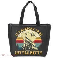 It’S Alright To Be Little Bitty Country Music Tote Bag thumb 0