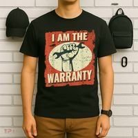 I Am The Warranty Workmen Handyman Funny Car Mechanic T-Shirt thumb 6