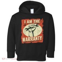 I Am The Warranty Workmen Handyman Funny Car Mechanic Toddler Hoodie thumb 0