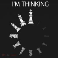 I Am Thinking Chess Pieces I’m Thinking Chess Player Long Sleeve Shirt thumb 2