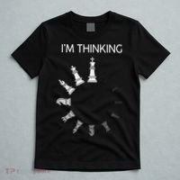 I Am Thinking Chess Pieces I’m Thinking Chess Player T-Shirt thumb 5