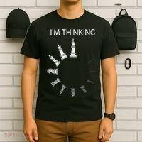 I Am Thinking Chess Pieces I’m Thinking Chess Player T-Shirt thumb 6