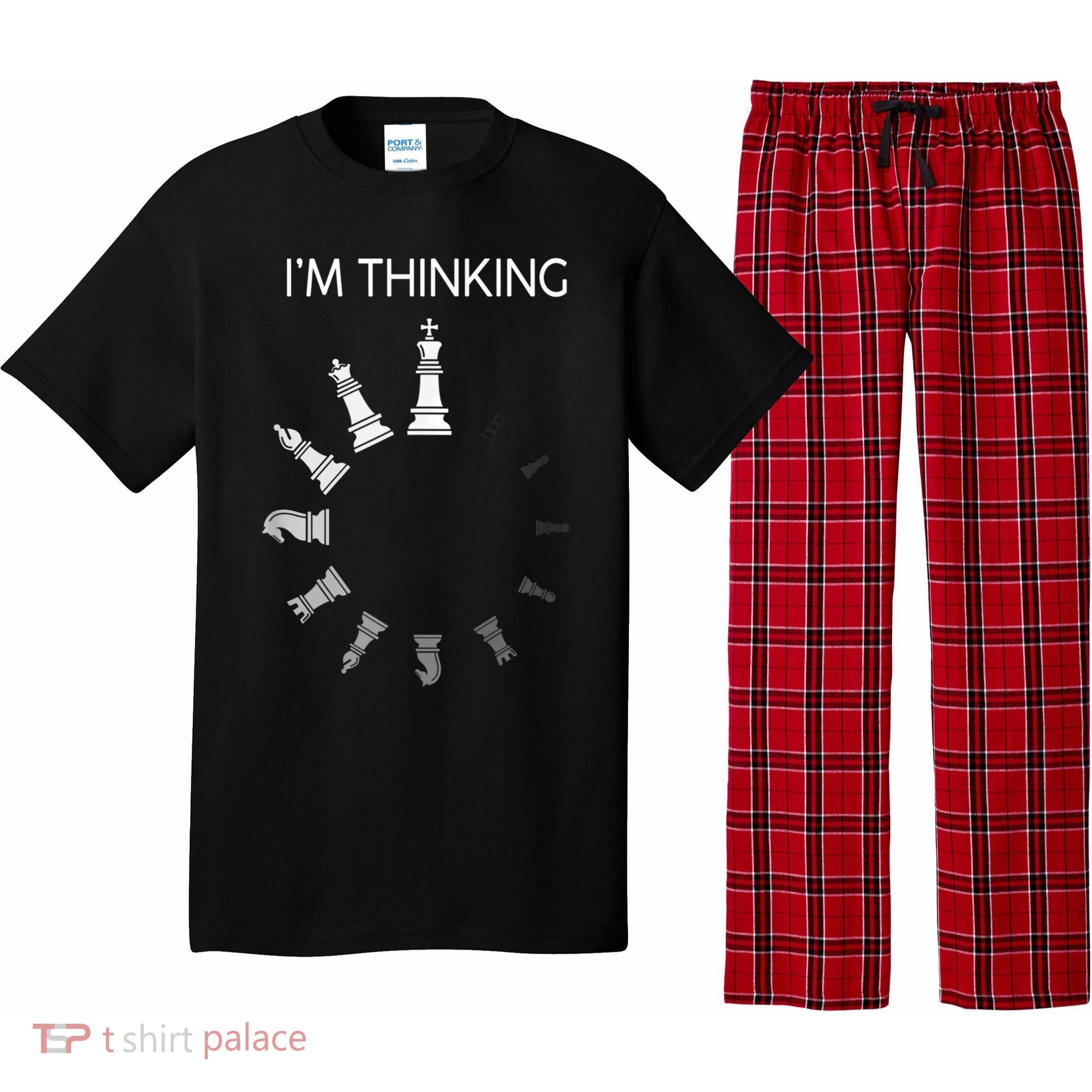 I Am Thinking Chess Pieces I’m Thinking Chess Player Pajama Set