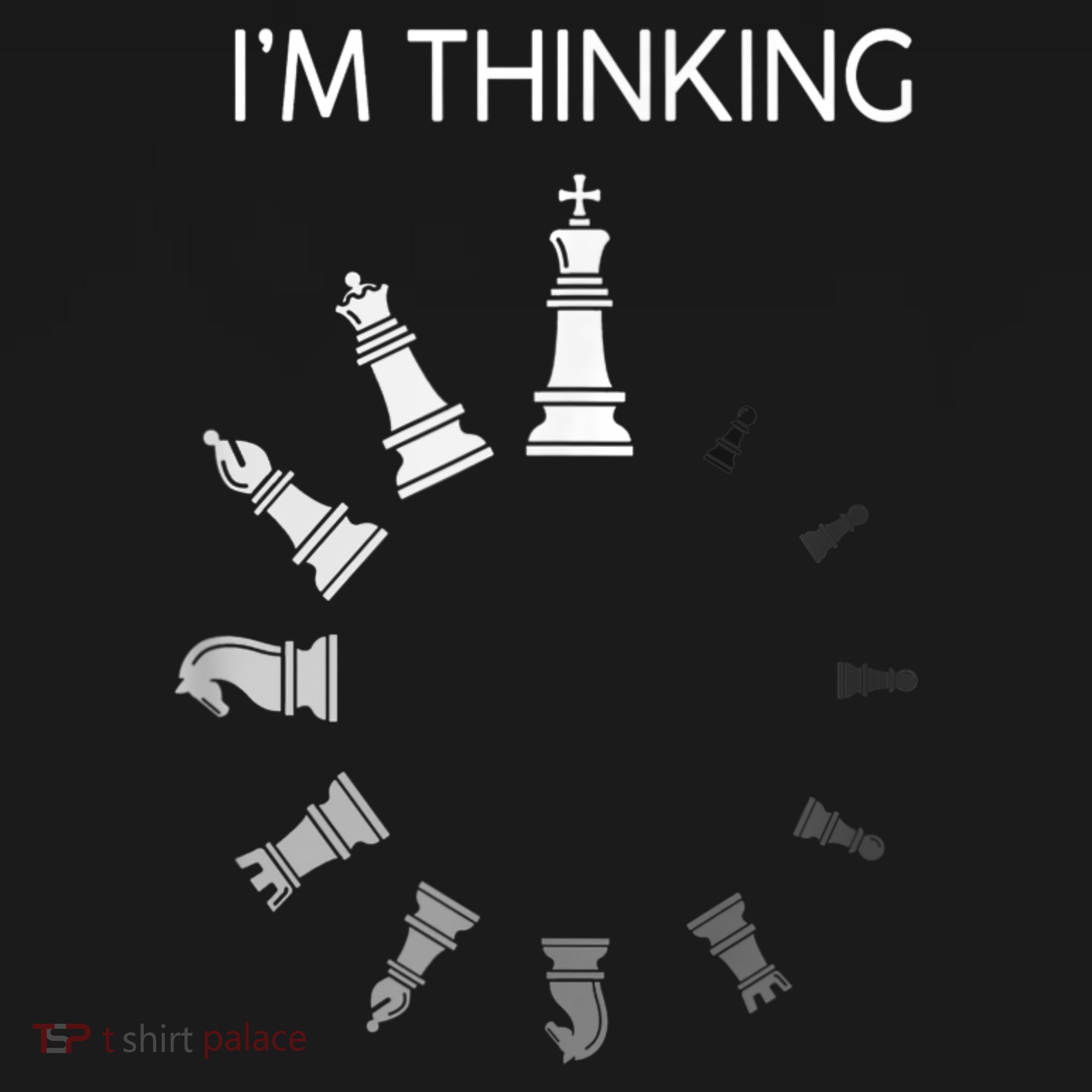 I Am Thinking Chess Pieces I’m Thinking Chess Player Polo