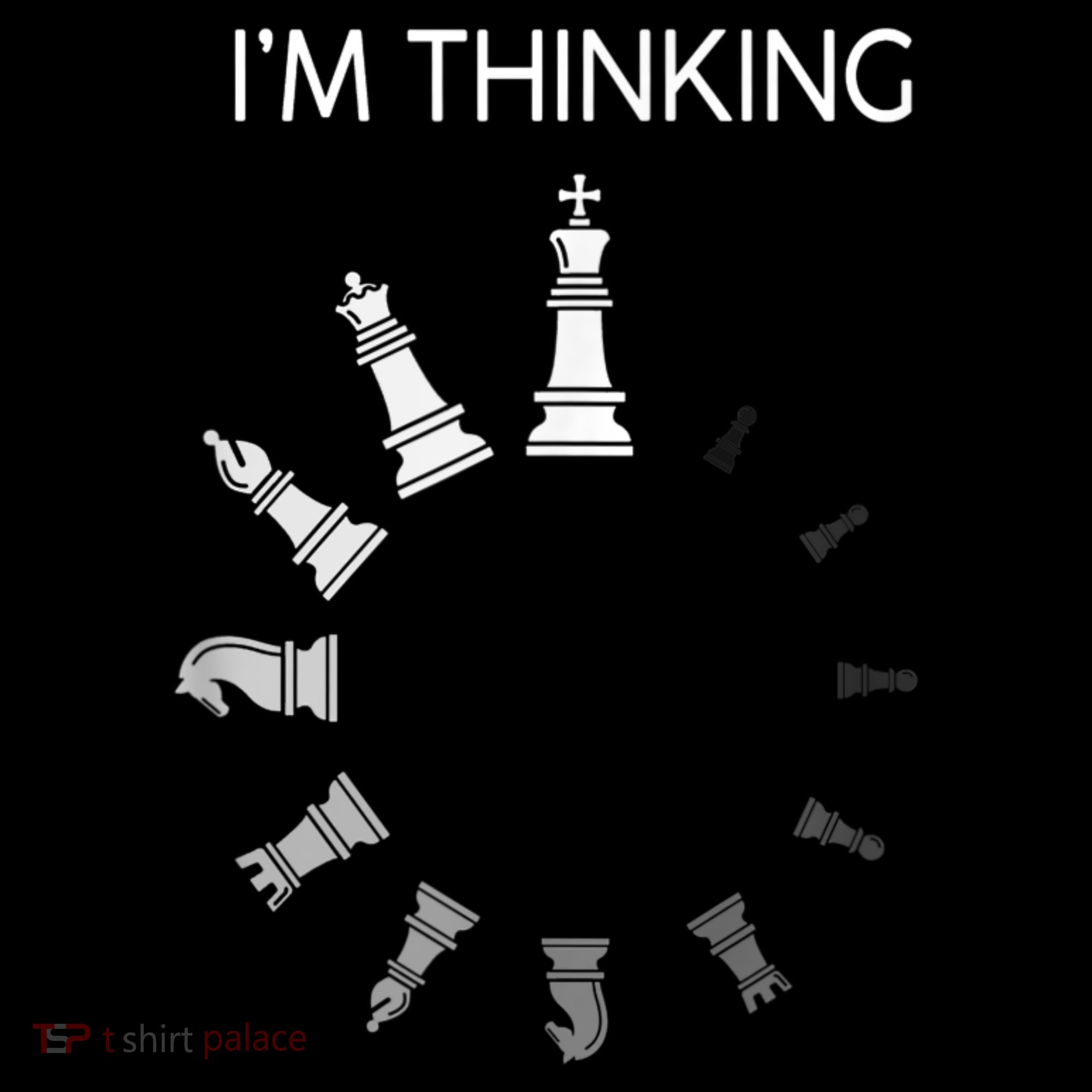 I Am Thinking Chess Pieces I’m Thinking Chess Player Women's Hoodie