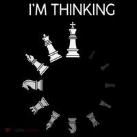 I Am Thinking Chess Pieces I’m Thinking Chess Player Baby Bodysuit thumb 2