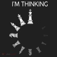 I Am Thinking Chess Pieces I’m Thinking Chess Player Golf Towel thumb 3