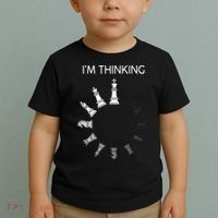 I Am Thinking Chess Pieces I’m Thinking Chess Player Toddler T-Shirt thumb 2