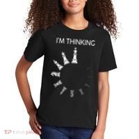 I Am Thinking Chess Pieces I’m Thinking Chess Player Kids T-Shirt thumb 2