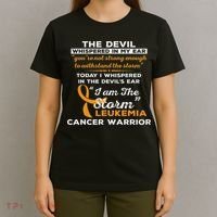 I Am The Storm Leukemia Cancer Warrior T-Shirt thumb 4