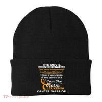 I Am The Storm Leukemia Cancer Warrior Beanie thumb 0