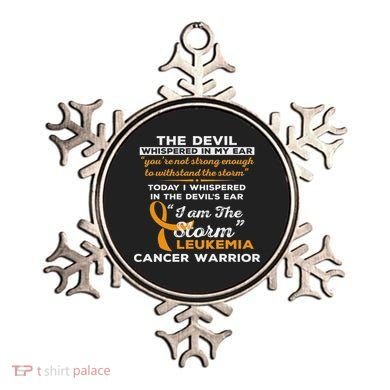 I Am The Storm Leukemia Cancer Warrior Ornament