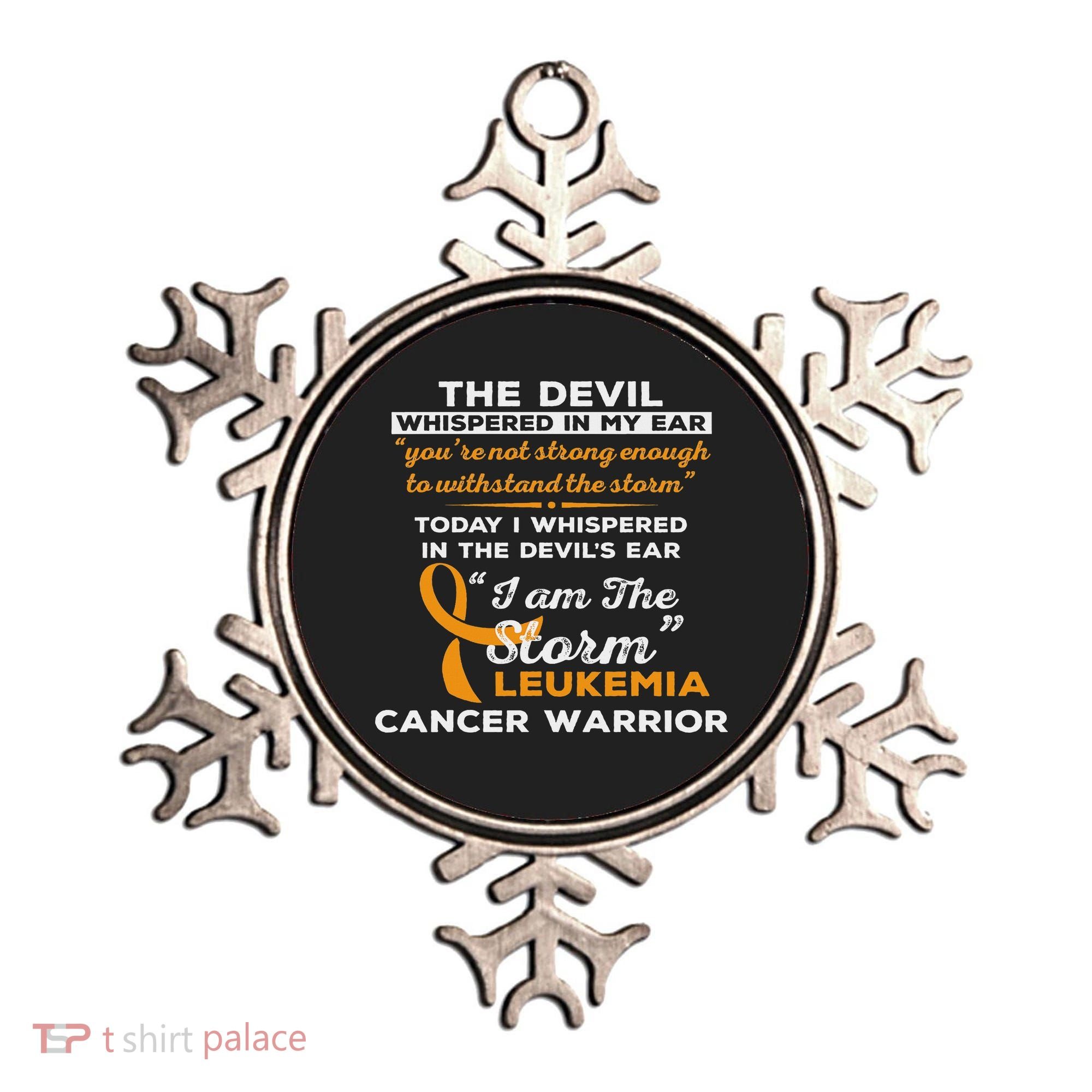 I Am The Storm Leukemia Cancer Warrior Ornament