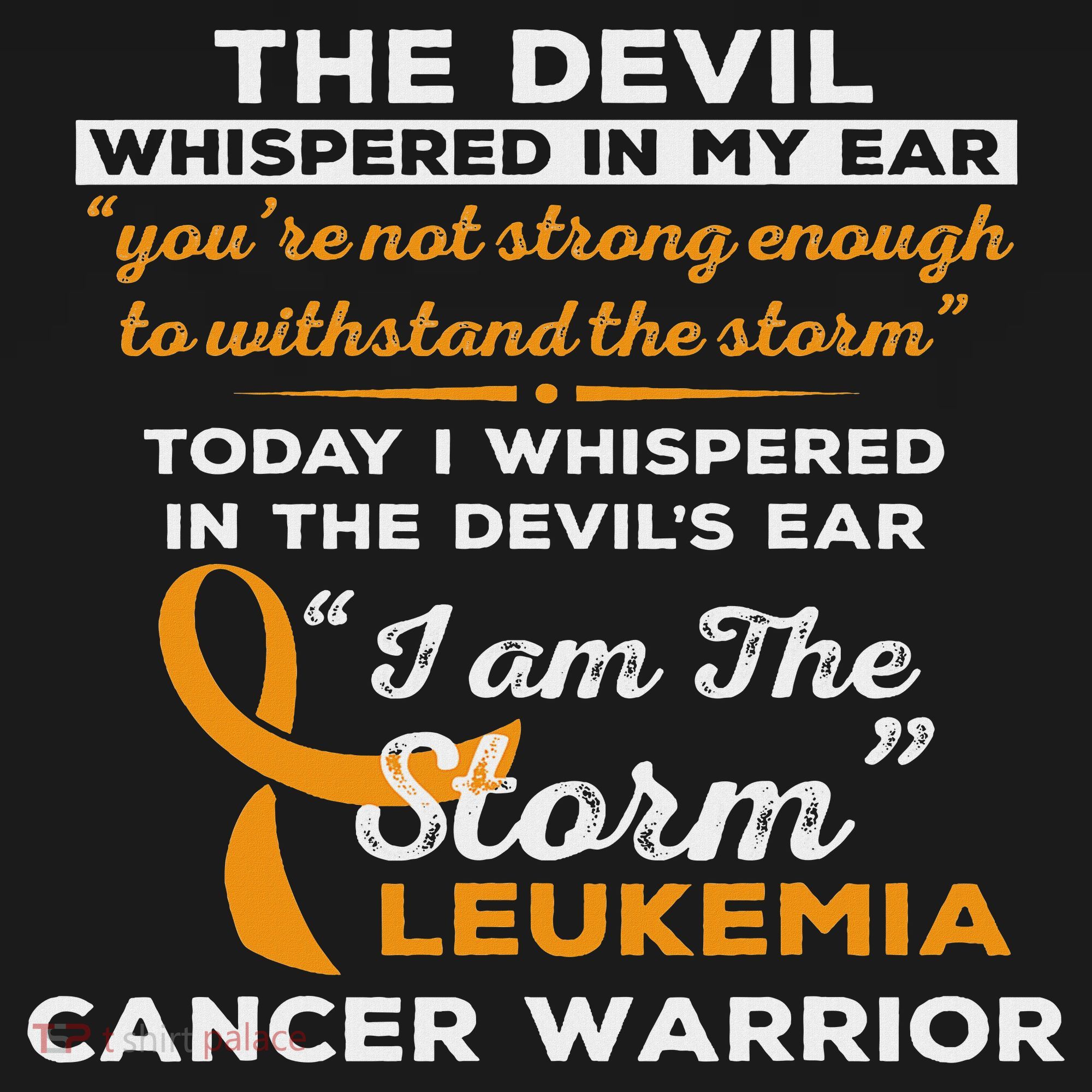I Am The Storm Leukemia Cancer Warrior Ornament