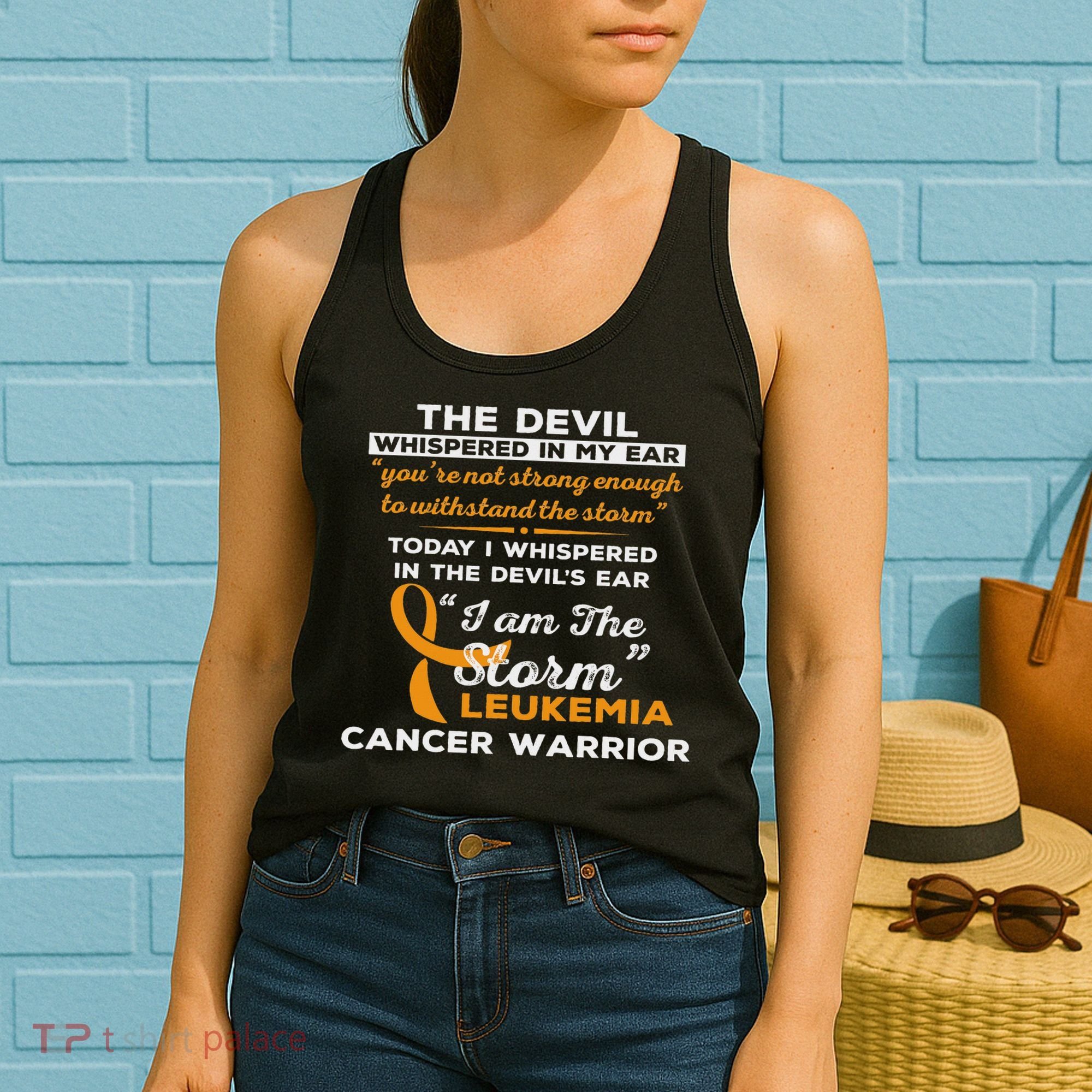I Am The Storm Leukemia Cancer Warrior Women's Tank Top