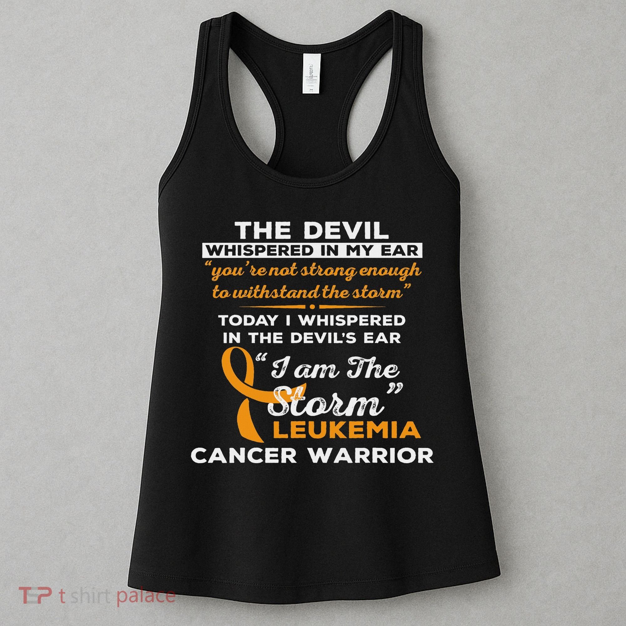 I Am The Storm Leukemia Cancer Warrior Women's Tank Top