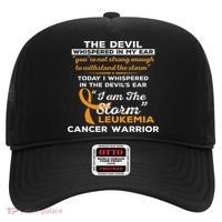 I Am The Storm Leukemia Cancer Warrior Hat thumb 0