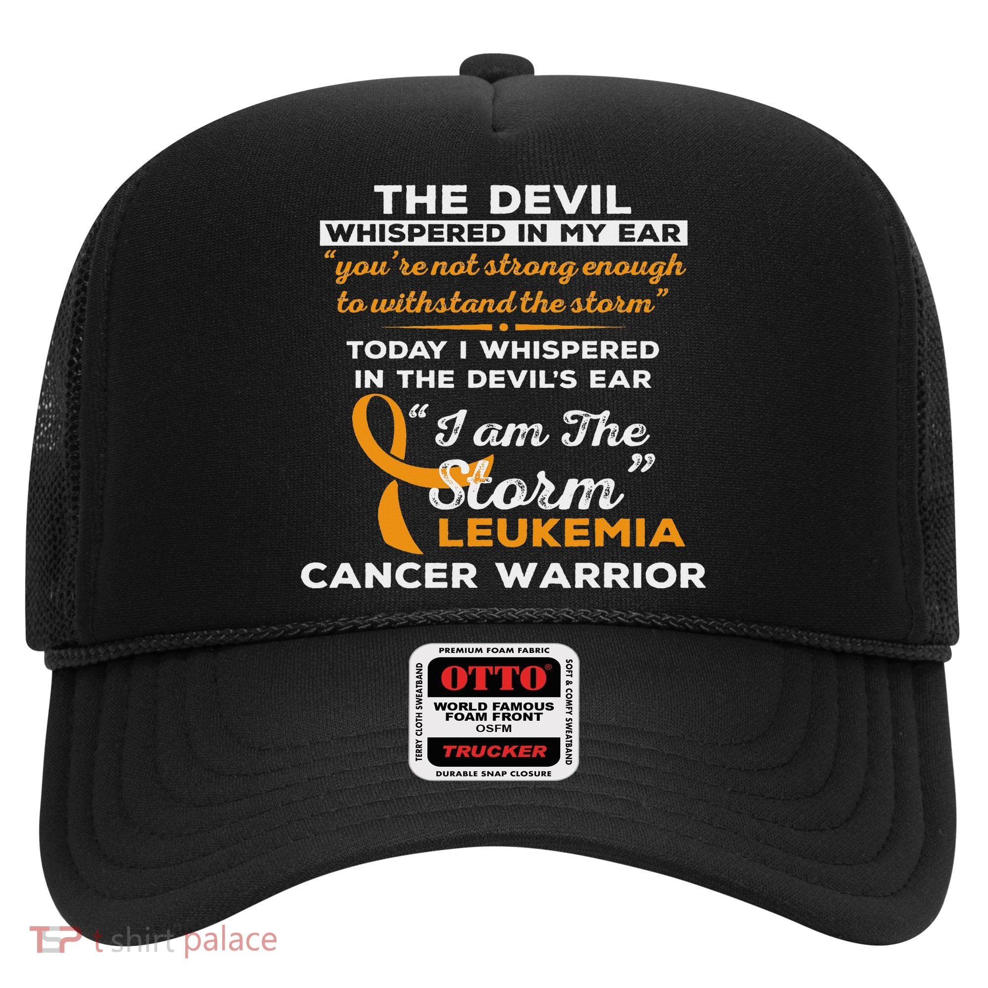 I Am The Storm Leukemia Cancer Warrior Hat