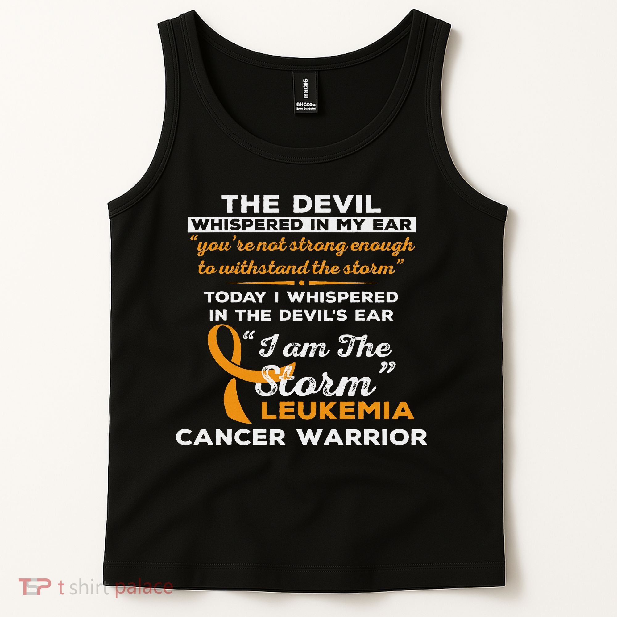 I Am The Storm Leukemia Cancer Warrior Tank Top