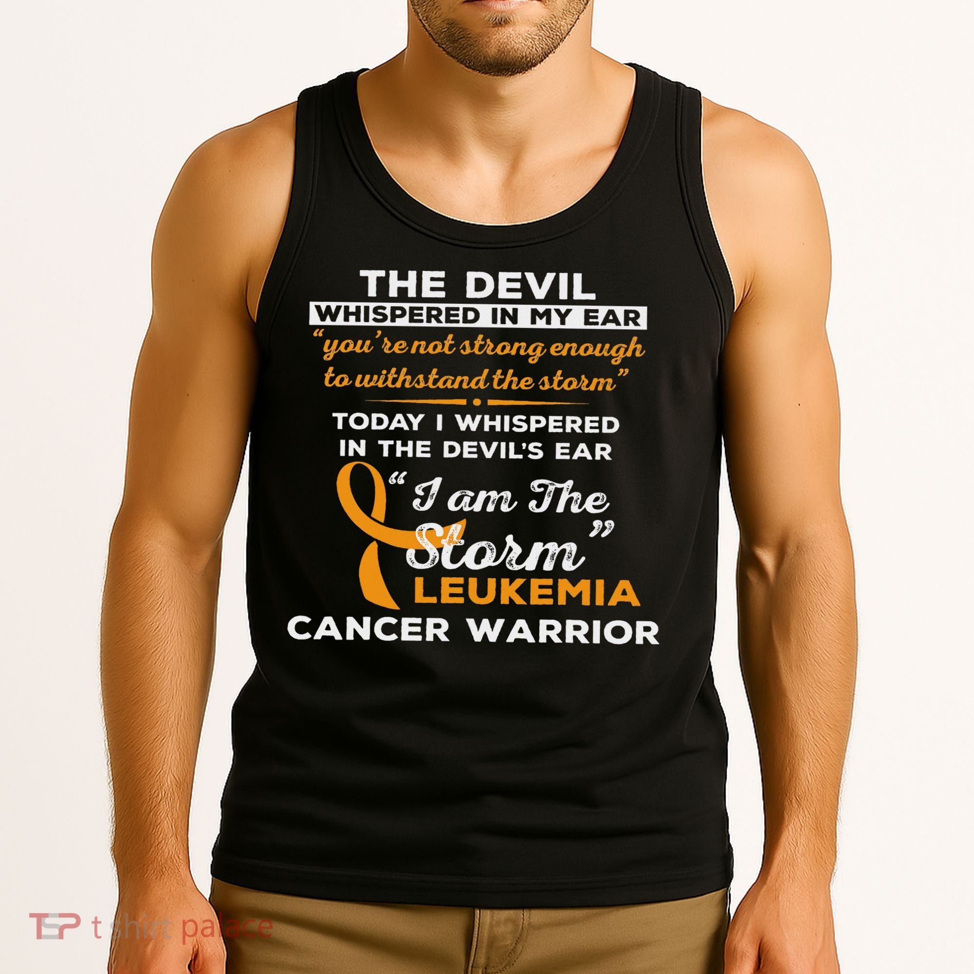 I Am The Storm Leukemia Cancer Warrior Tank Top