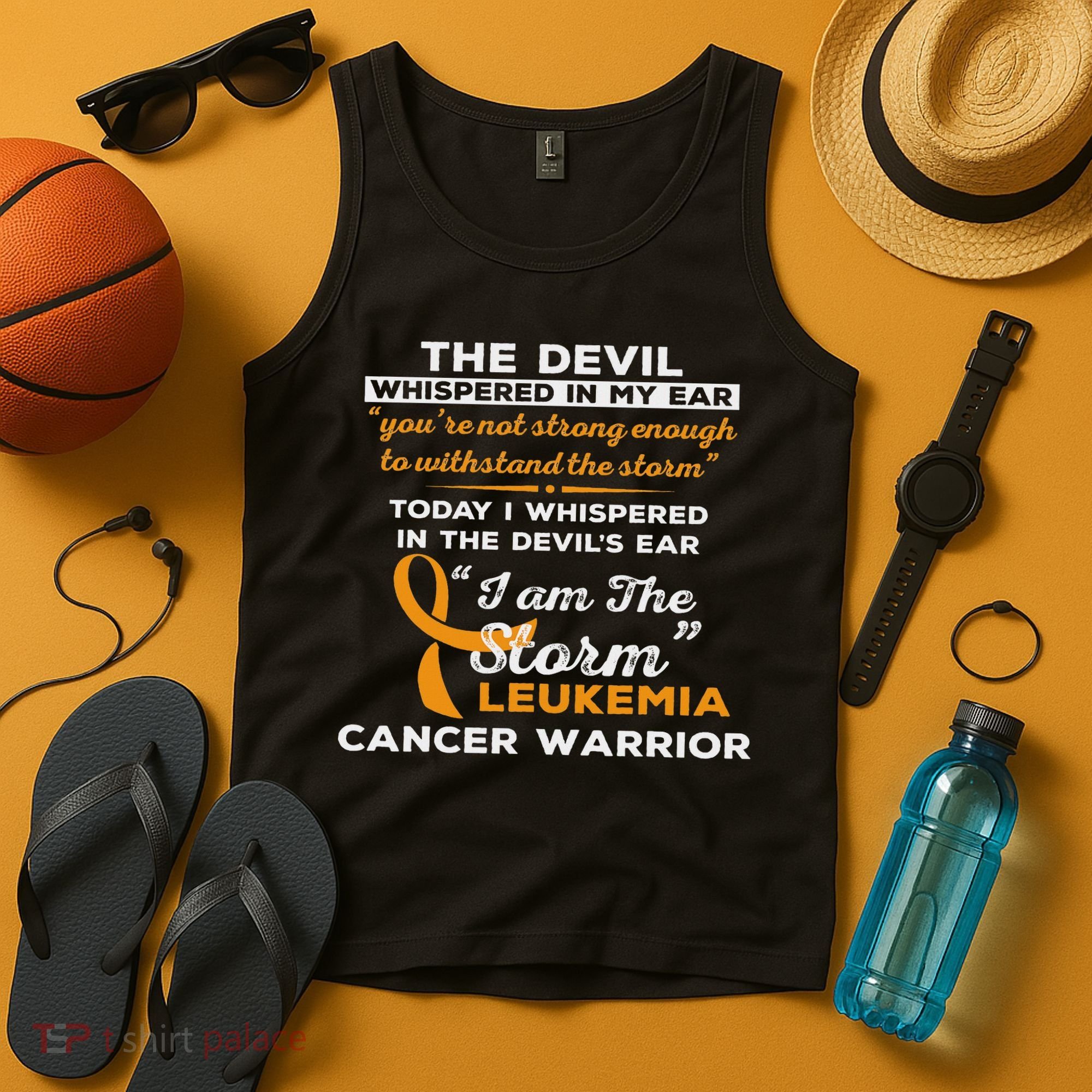 I Am The Storm Leukemia Cancer Warrior Tank Top
