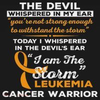 I Am The Storm Leukemia Cancer Warrior Women's T-Shirt thumb 6