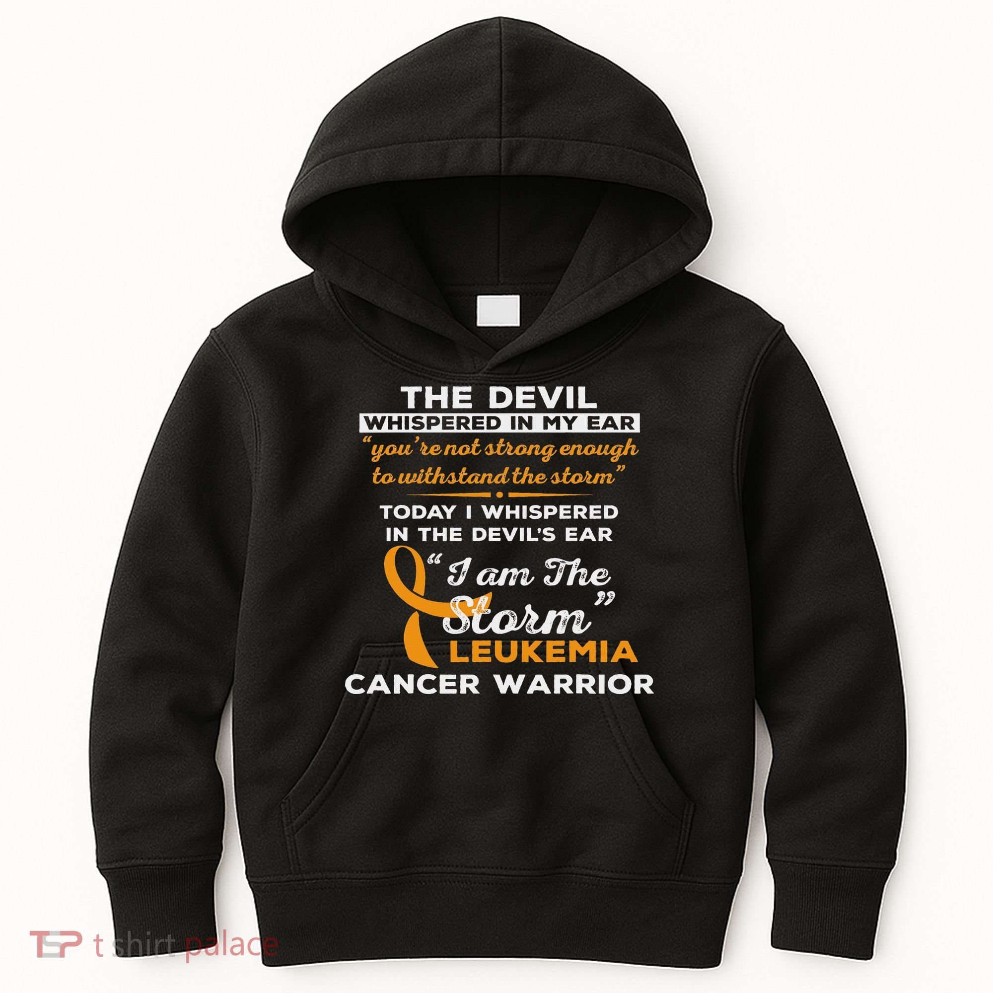 I Am The Storm Leukemia Cancer Warrior Kids Hoodie