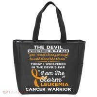 I Am The Storm Leukemia Cancer Warrior Tote Bag thumb 0