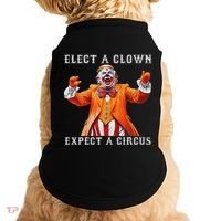 Impeach Anti Trump Elect A Clown Expect A Circus Doggie Tank thumb 0