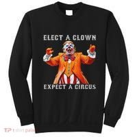 Impeach Anti Trump Elect A Clown Expect A Circus Sweatshirt thumb 0