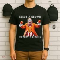 Impeach Anti Trump Elect A Clown Expect A Circus T-Shirt thumb 6