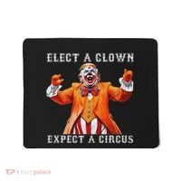 Impeach Anti Trump Elect A Clown Expect A Circus Mousepad thumb 0