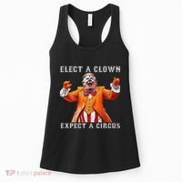 Impeach Anti Trump Elect A Clown Expect A Circus Women's Tank Top thumb 0