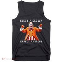 Impeach Anti Trump Elect A Clown Expect A Circus Tank Top thumb 0