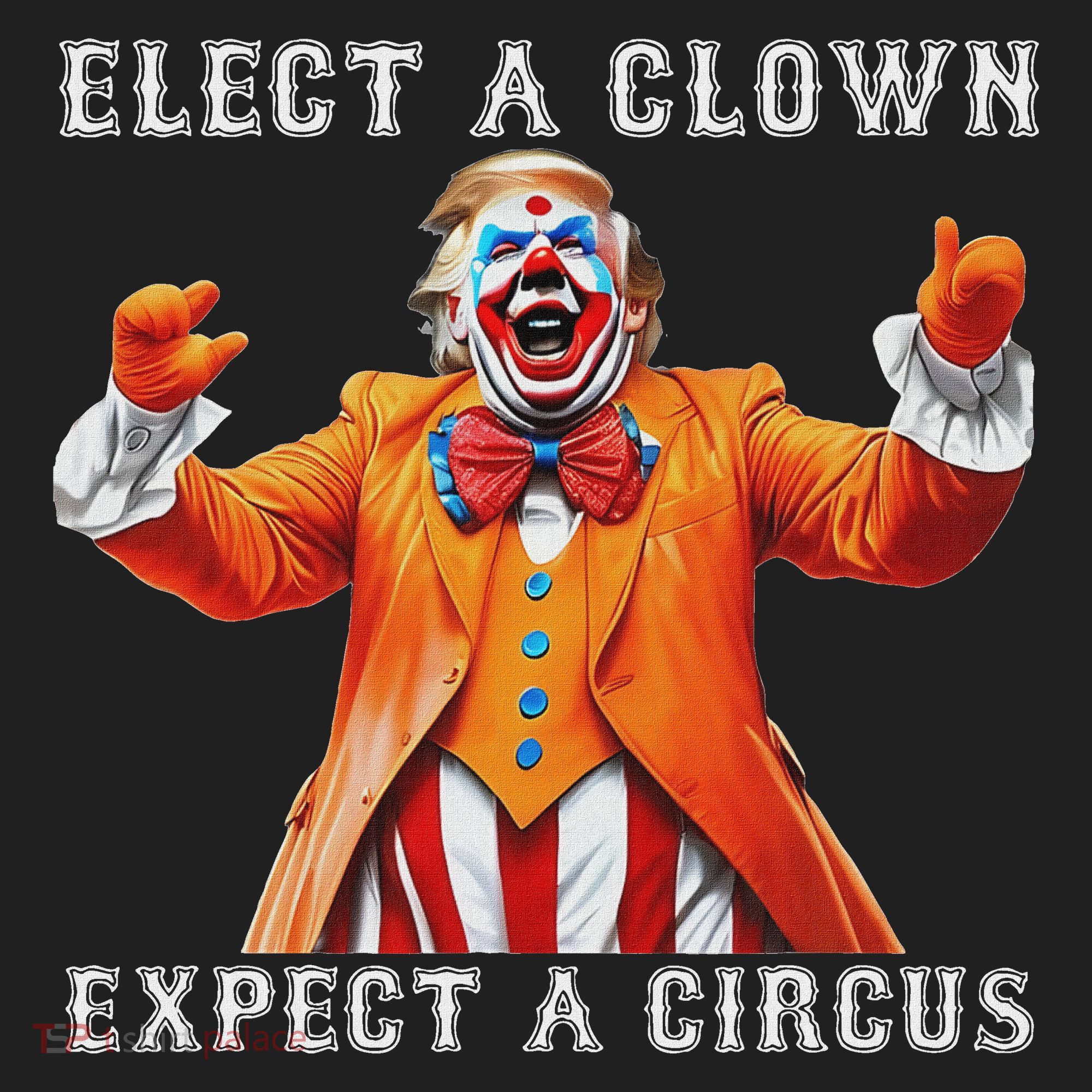Impeach Anti Trump Elect A Clown Expect A Circus Golf Towel