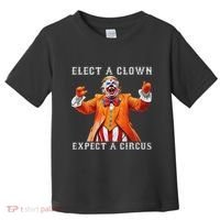 Impeach Anti Trump Elect A Clown Expect A Circus Toddler T-Shirt thumb 0